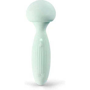  Мятный вибромассажёр-гриб Mushroom 16 см 