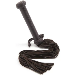  Коричневая кожаная плеть Brown Leather Flogger 66 см 