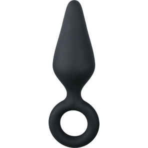  Черная анальная пробка Pointy Plug 15,5 см 
