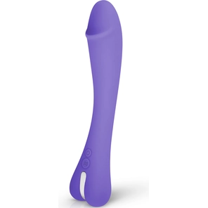  Фиолетовый вибратор для G-стимуляции Gili G-Spot Vibrator 22 см 