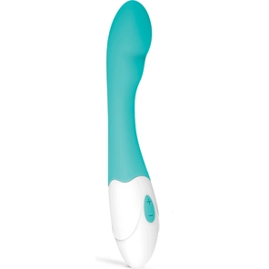  Зеленый вибратор для G-стимуляции Tate G-Spot Vibrator 20 см 