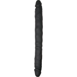  Черный двусторонний фаллоимитатор Double Ended Dildo 40 см 