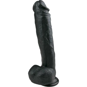  Черный фаллоимитатор Realistic Dildo 26,5 см 