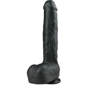  Черный фаллоимитатор Realistic Dildo 29,5 см 