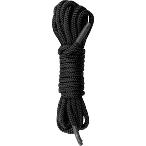  Черная веревка для бондажа Easytoys Bondage Rope 10 м 