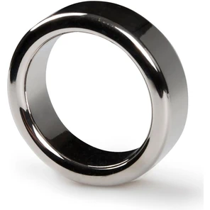  Серебристое эрекционное кольцо Heavy Cock Ring Size M 