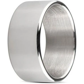  Серебристое эрекционное кольцо Sinner Wide metal head-ring Size L 