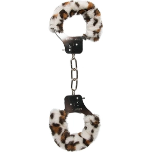  Наручники с леопардовым мехом Furry Handcuffs 