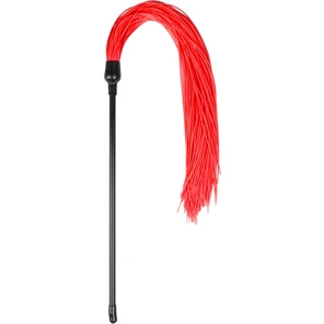  Плеть с красными силиконовыми хвостами Red Silicone Tickler 45 см 