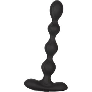  Черный анальный вибростимулятор Eclipse Slender Beads 17,75 см 
