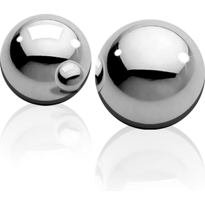  Серебристые вагинальные шарики Medium Weight Ben-Wa Balls 