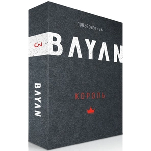  Презервативы большого размера BAYAN Король 3 шт 