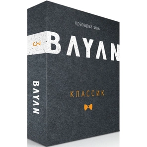 Ультратонкие презервативы BAYAN Классик 3 шт 