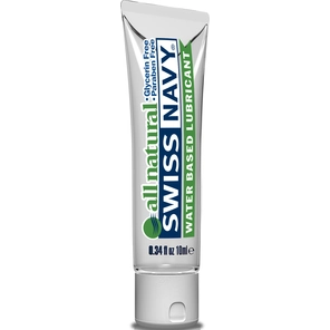  Гипоаллергенный лубрикант Swiss Navy All Natural Water Base Lubricant 10 мл 