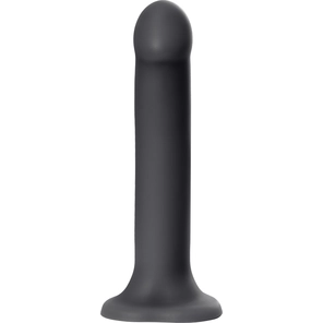  Черный фаллос на присоске Silicone Bendable Dildo XL 20 см 