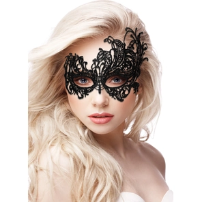  Черная кружевная маска ручной работы Royal Black Lace Mask 
