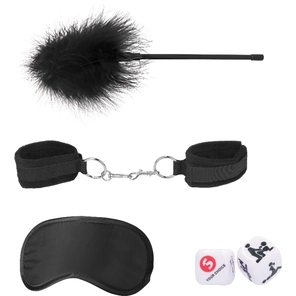  Черный игровой набор Introductory Bondage Kit №2 
