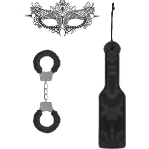  Черный игровой набор Introductory Bondage Kit №4 