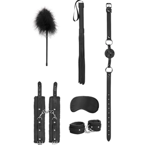  Черный игровой набор Beginners Bondage Kit 