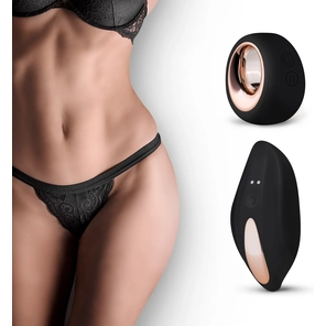  Кружевные трусики-танга с виброэлементом Remote Control Vibrating Tanga 