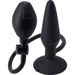  Анальная пробка с функцией расширения Inflatable Butt Plug Medium 14,2 см 