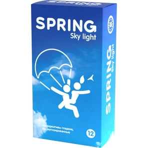  Ультратонкие презервативы SPRING SKY LIGHT 12 шт 