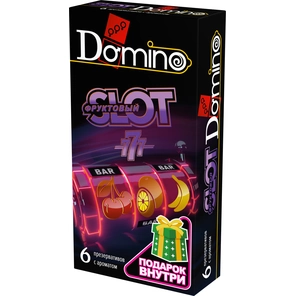  Ароматизированные презервативы DOMINO Фруктовый слот 6 шт 
