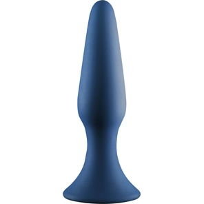  Синяя анальная пробка METAL BALL BUTT PLUG 15 см 