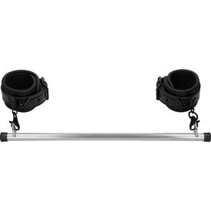  Черные поножи с распоркой Luxury Spreader Bar 