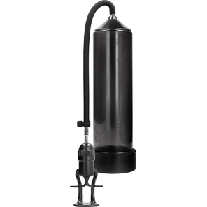  Черная вакуумная помпа для мужчин с насосом в виде поршня Deluxe Beginner Pump 