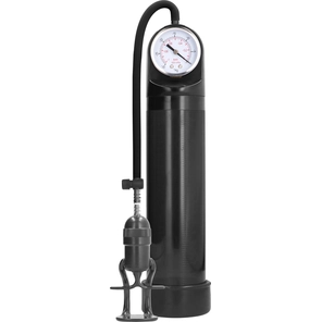  Черная вакуумная помпа с манометром Deluxe Pump With Advanced PSI Gauge 