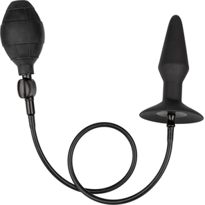  Расширяющаяся анальная пробка со съемным шлангом Medium Silicone Inflatable Plug 10,75 см 