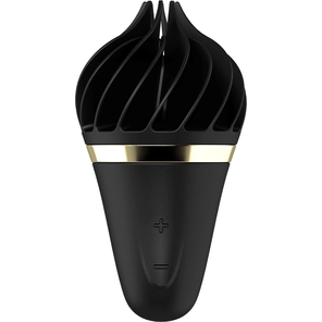  Черный вибратор-спиннер Satisfyer Sweet Treat 