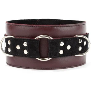  Бордовый ошейник Maroon Collar On The Strap 