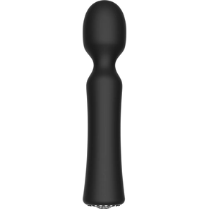  Черный универсальный массажер Wand Pearl 20 см 
