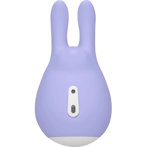  Фиолетовый клиторальный стимулятор Love Bunny 9,4 см 