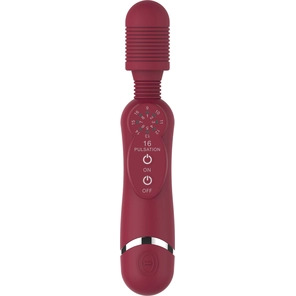  Красный универсальный массажер Silicone Massage Wand 20 см 