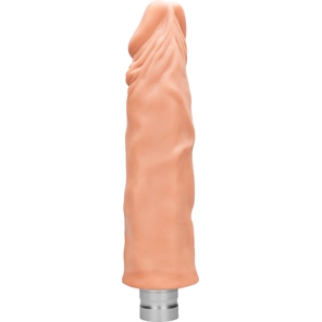 Телесный вибратор-реалистик Vibrating Dildo 27,5 см 