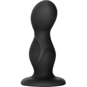  Черный анальный стимулятор Silicone Back End Play 10,75 см 