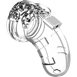  Прозрачный мужской пояс верности Cock Cage Model 13 Chastity 2.5 