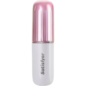  Бело-золотистая перезаряжаемая вибропулька Satisfyer Secret Affair 
