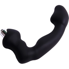  Черный силиконовый массажер простаты Black Mont 17 см 