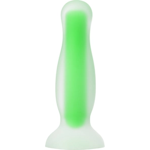  Зеленая, светящаяся в темноте анальная втулка Mortimer Glow 12,5 см 