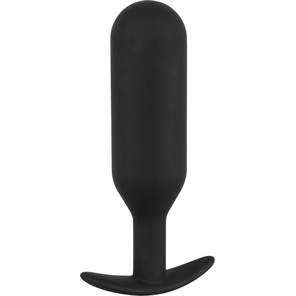 Черная анальная пробка с утяжелением Anal Trainer Large 17,5 см 