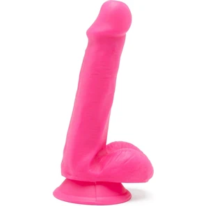  Розовый фаллоимитатор Happy Dicks Dildo 6 inch Balls 15,2 см 