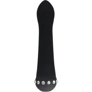  Черный вибратор SPARKLE SUCCUBI BLISS CARESSING VIBE 14,2 см 