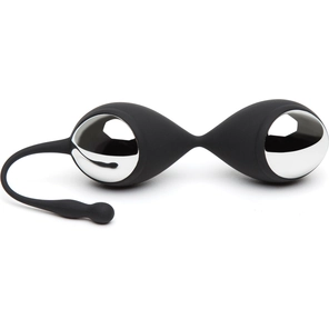  Черно-серебристые вагинальные шарики Inner Goddess Kegel Toner Balls 
