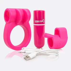  Эрекционное виброкольцо Charged Combo Kit № 1 