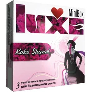  Ароматизированные презервативы Luxe Mini Box Коко Шанель 3 шт 