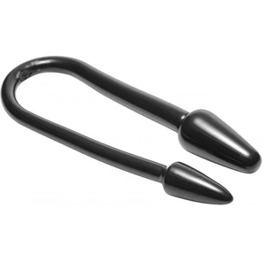  Черный двусторонний анальный стимулятор Ravens Tail 2X Dual Ended Anal Plug 